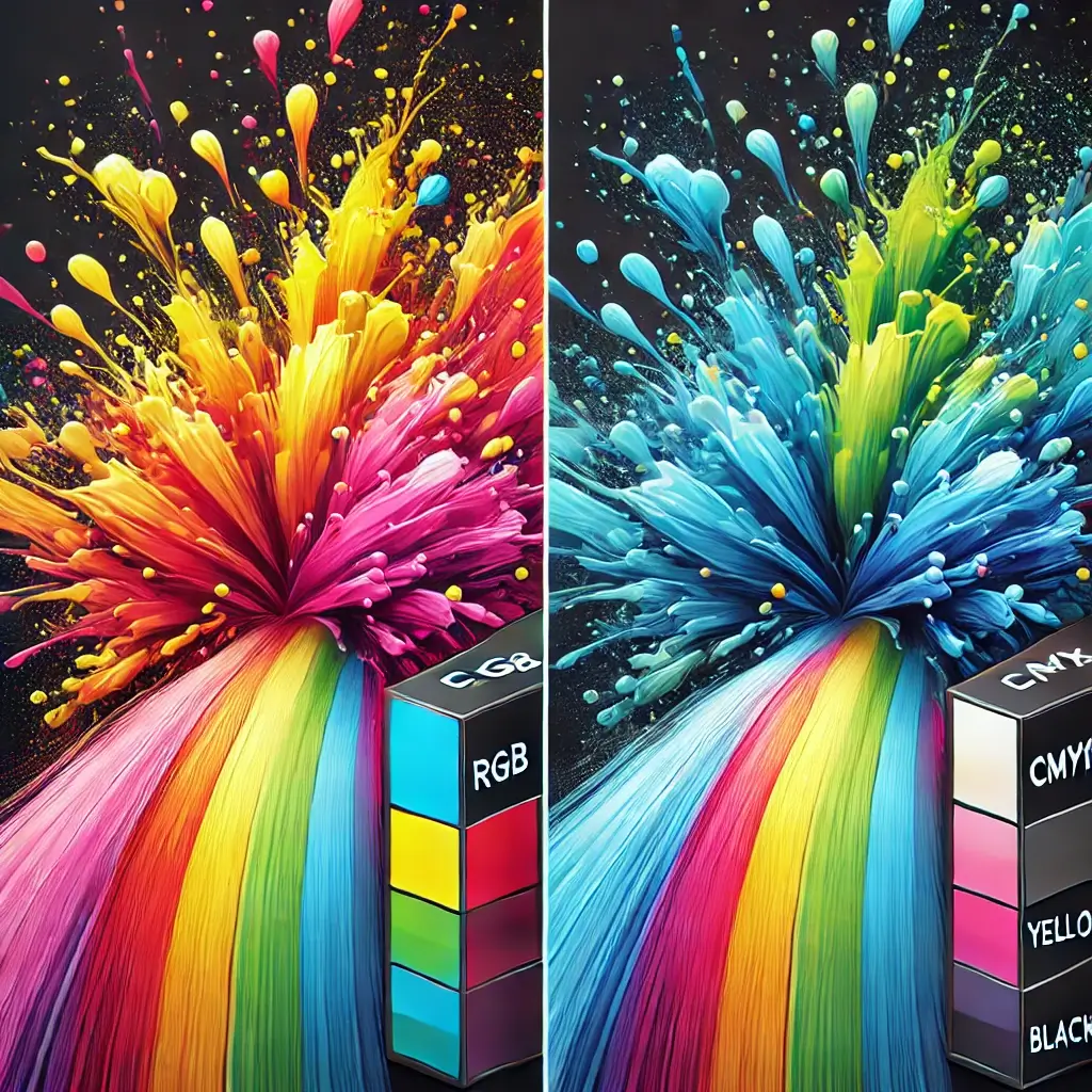 CMJN vs. RVB : Comprendre les Différences Essentielles